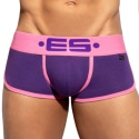 ES Collection Double Side Cotton Trunks - Purple - Pink