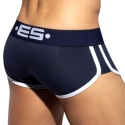 ES Collection Double Side Cotton Trunks - Navy - White