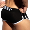 ES Collection Double Side Cotton Trunks - Black - White