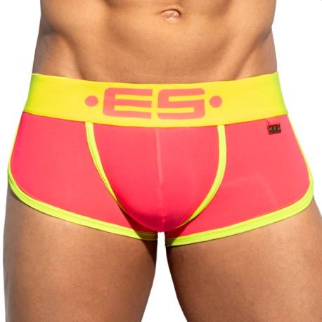 ES Collection Shorty Double Side Microfibre Rose Fluo
