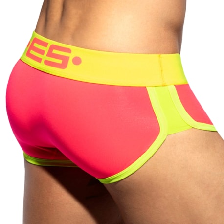 ES Collection Double Side Microfiber Trunks - Neon Pink