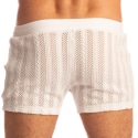 L'Homme invisible Short Lounge Wimbledone Blanc Cassé