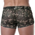 TOF Paris Mini Short See Through Résille Camouflage