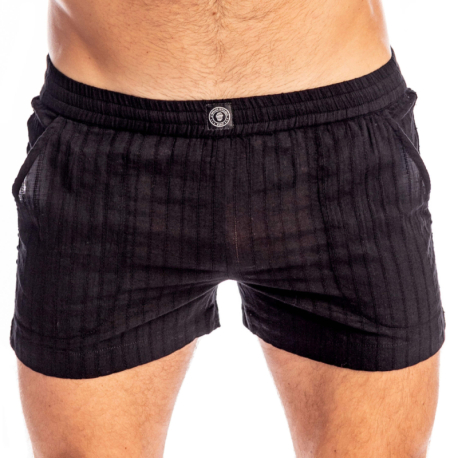 L'Homme invisible Cancun Lounge Shorts - Black