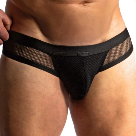 Manstore M2424 Cheeky Briefs - Black