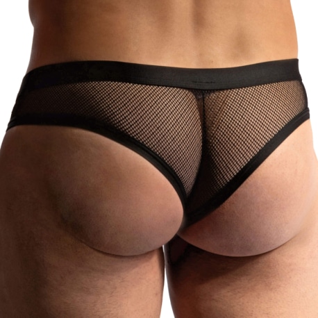 Manstore M2424 Cheeky Briefs - Black