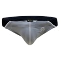 Marcuse Dazzle Swim Briefs - Grey - Black