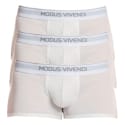 Modus Vivendi 3-Pack Staple Cotton Boxer Briefs - White