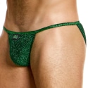 Modus Vivendi Glitter Tanga Briefs - Green