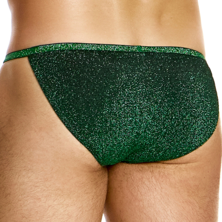 Modus Vivendi Glitter Tanga Briefs - Green