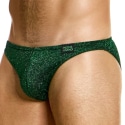 Modus Vivendi Glitter Low Cut Briefs - Green