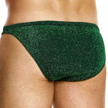 Modus Vivendi Glitter Low Cut Briefs - Green