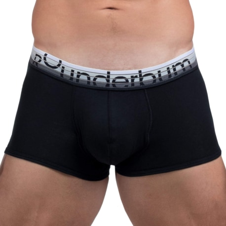 Rounderbum Package Cotton Trunks - Black