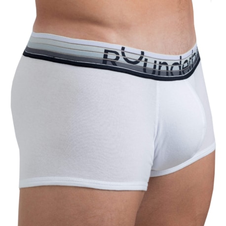 Rounderbum Package Cotton Trunks - White