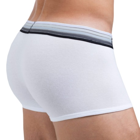 Rounderbum Package Cotton Trunks - White