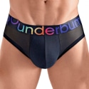 Rounderbum Rainbow Package Briefs - Black