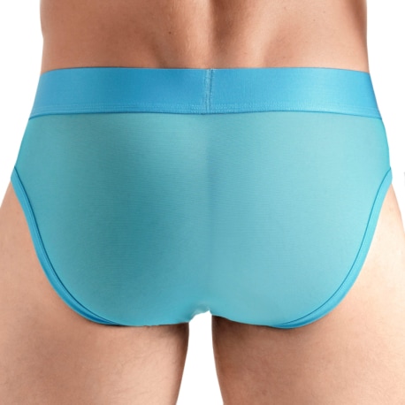 Rounderbum Rainbow Package Briefs - Turquoise