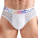 Rounderbum Rainbow Package Briefs - White