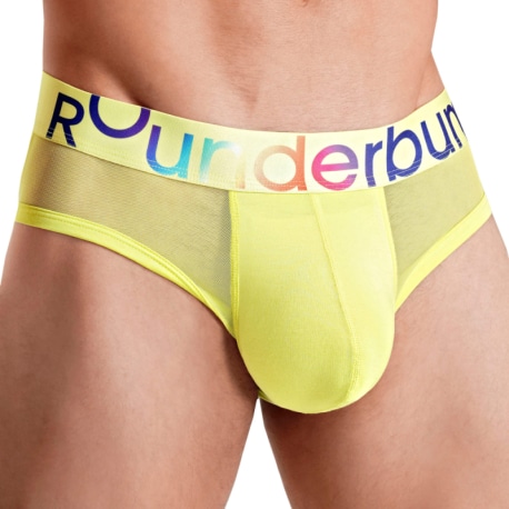 Rounderbum Rainbow Package Briefs - Yellow