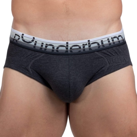 Rounderbum Lift Cotton Briefs - Grey