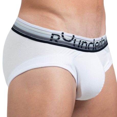 Rounderbum Lift Cotton Briefs - White