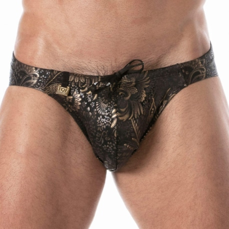 TOF Paris Splendid Swim Bikini Briefs - Gold