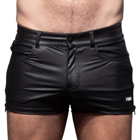 Andrew Christian FUKR Zip Shorts - Black