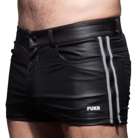 Andrew Christian FUKR Zip Shorts - Black