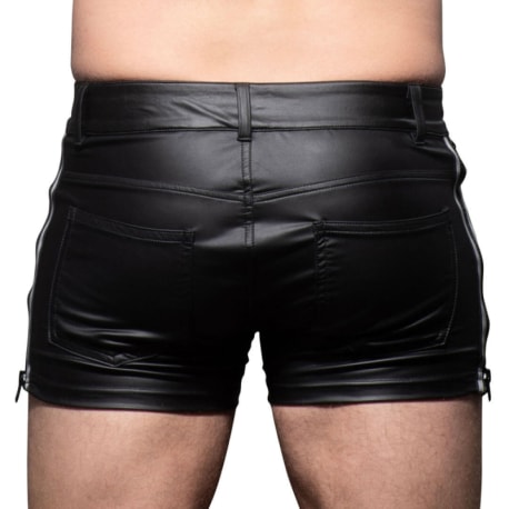 Andrew Christian FUKR Zip Shorts - Black