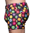 Andrew Christian Flower Power Skinny Stretch Jean Shorts