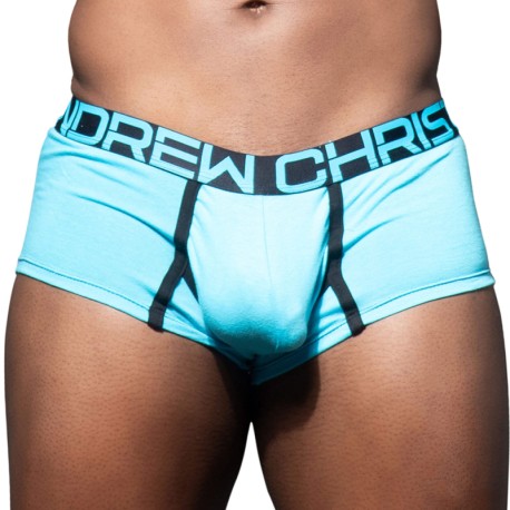 Andrew Christian CoolFlex Modal Trunks with Show-It - Turquoise