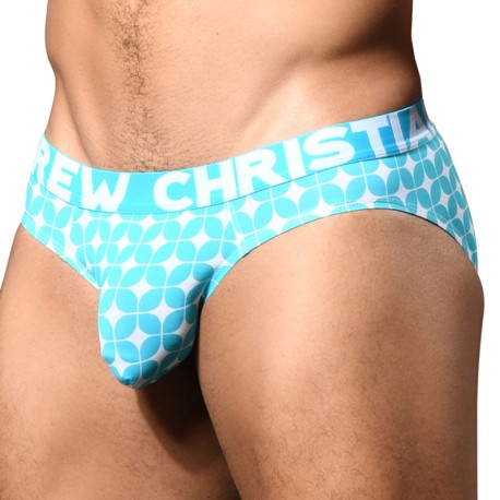 Andrew Christian Almost Naked Viceroy Briefs - Turquoise