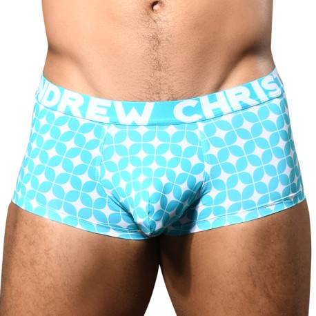 Andrew Christian Almost Naked Viceroy Trunks - Turquoise