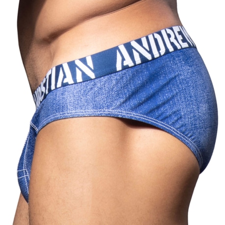 Andrew Christian Slip Western Indigo