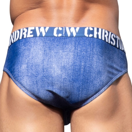 Andrew Christian Slip Western Indigo