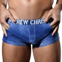 Andrew Christian Boxer Pocket Western Indigo