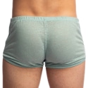 L'Homme invisible Nieuport Linen Freedom Shorts - Turquoise