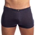 L'Homme invisible Nieuport Linen Freedom Shorts - Navy