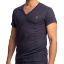 L'Homme invisible Nieuport V-Neck T-Shirt - Navy