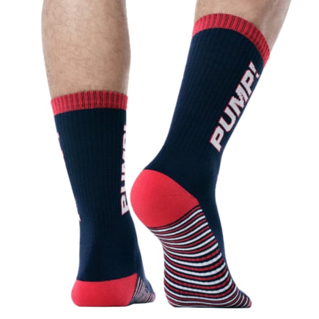 Pump! Chaussettes Sport Big League - Noir - Rouge