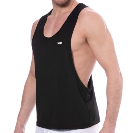 SKU Microfiber Tank Top - Black