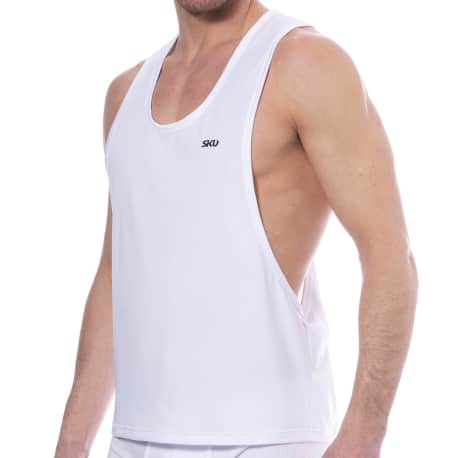 SKU Microfiber Tank Top - White