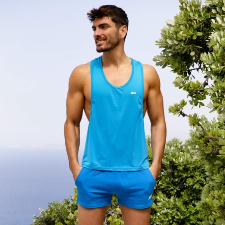 SKU Microfiber Tank Top - Blue