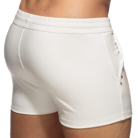 AD Fetish Rub Tape Sports Shorts - White