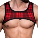 AD Fetish Laddie Ring Harness - Red