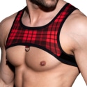 AD Fetish Laddie Ring Harness - Red