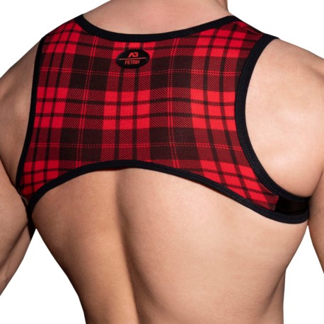 AD Fetish Laddie Ring Harness - Red