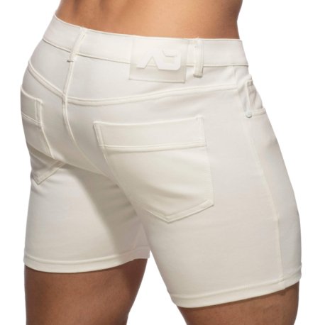 Addicted Svelte Cotton Shorts - White