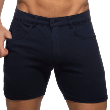 Addicted Svelte Cotton Shorts - Navy