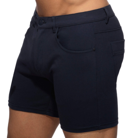 Addicted Svelte Cotton Shorts - Navy